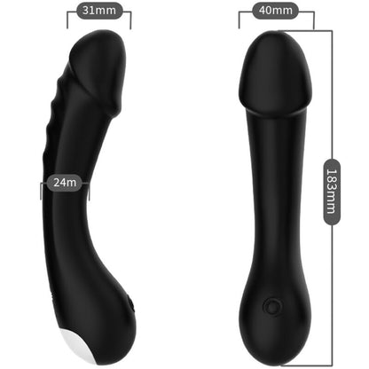 ARMONY - DILDO VIBRATORE G-SPOT IN SILICONE NERO