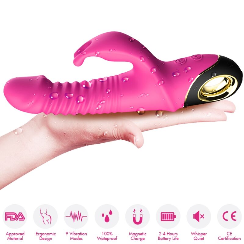 ARMONY - VIBRATORE ZING DILDO CONIGLIO FUCSIA