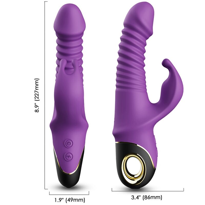 ARMONY - VIBRATORE ZING DILDO CONIGLIO VIOLA