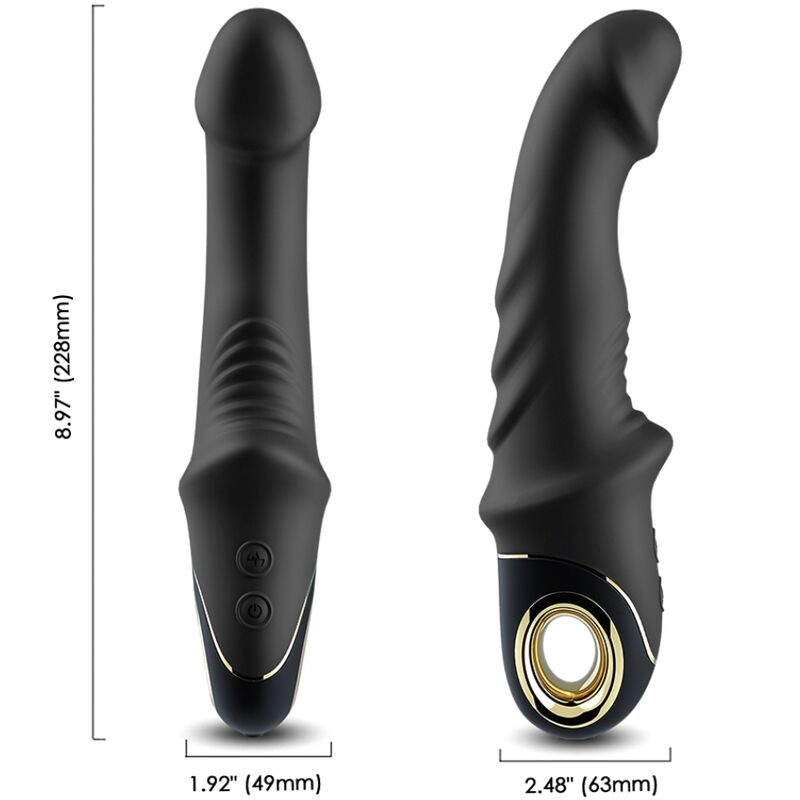 ARMONY - ROTATORE VIBRATORE DILDO JOYBLADE NERO