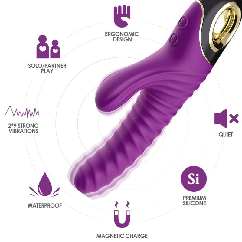 ARMONY - VIBRATORE ETERNITY IN SILICONE VIOLA