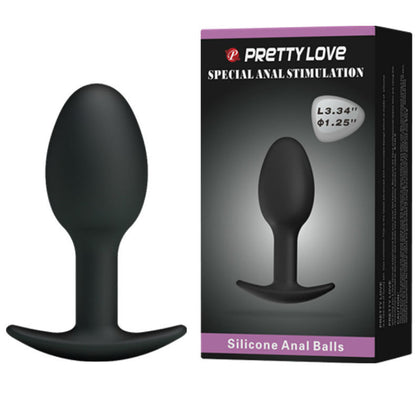 PRETTY LOVE - PLUG ANALE IN SILICONE 6.5 CM NERO