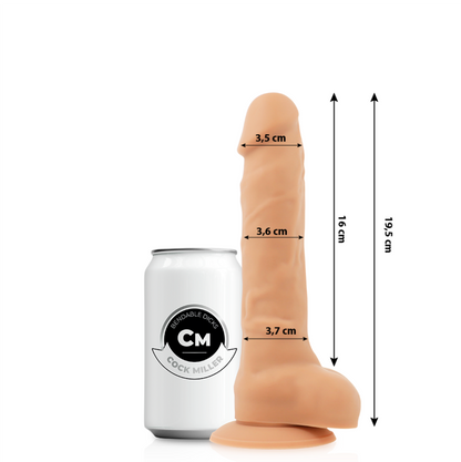 COCK MILLER - COCKSIL ARTICOLABILE DENSIT IN SILICONE 19,5 CM