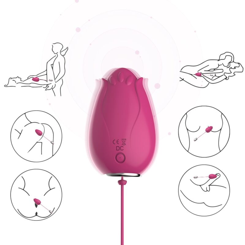 ARMONY - MANDALA EGG VIBRATORE G-SPOT REMOTE CONTROL FUCSIA