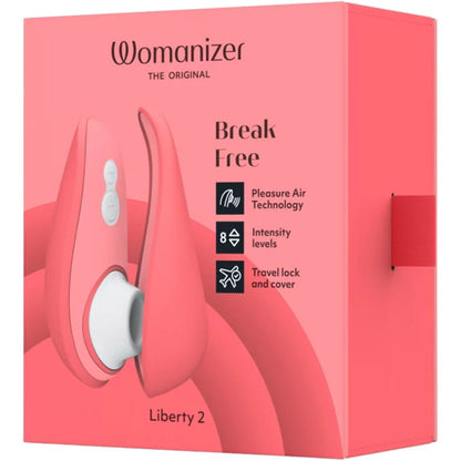 WOMANIZER - LIBERTY 2 STIMOLATORE CLITORIDE & VENTOSA VERDE CHIARO