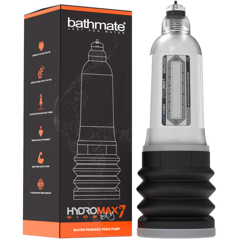 BATHMATE - HYDROMAX 7 WIDE BOY X30 TRASPARENTE