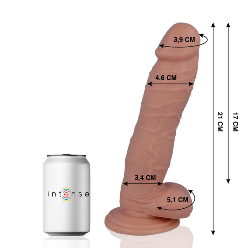 MR INTENSE - 24 PENE REALISTICO 21 CM -O- 4.6 CM