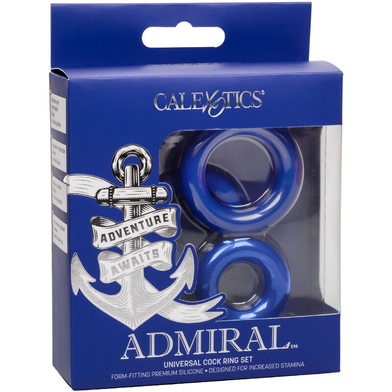 CALEXOTICS - ADMIRAL SET ANELLI PER IL CAZZO BLU