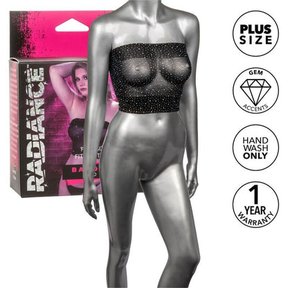 CALEXOTICS - RADIANCE BANDEAU TOP RHINE PLUS TAGLIA