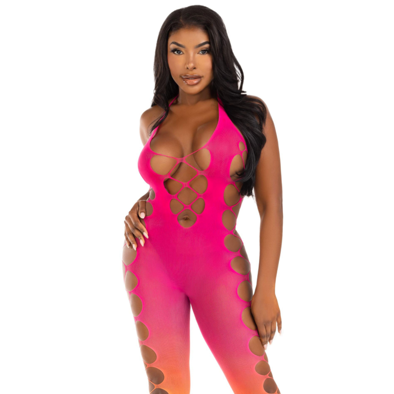 LEG AVENUE - BODYSTOCKING ALLA CAVIGLIA SUNSET