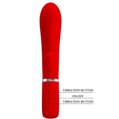 PRETTY LOVE - VIBRATORE MULTIFUNZIONE G-SPOT THOMAS ROSSO