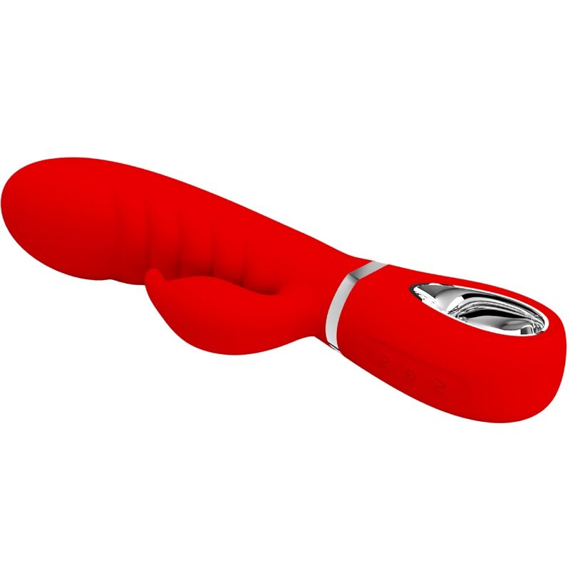 PRETTY LOVE - VIBRATORE MULTIFUNZIONE G-SPOT PRESCOTT ROSSO