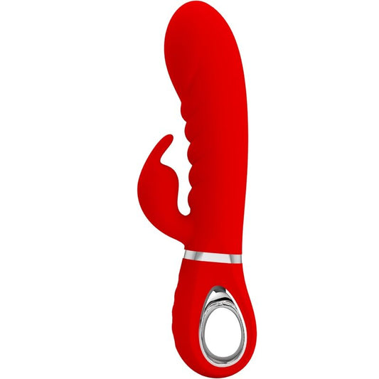 PRETTY LOVE - VIBRATORE MULTIFUNZIONE G-SPOT PRESCOTT ROSSO