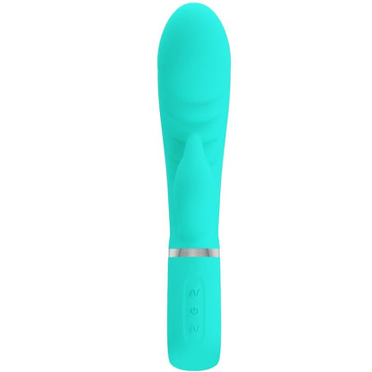 PRETTY LOVE - VIBRATORE MULTIFUNZIONE G-SPOT PRESCOTT VERDE ACQUA