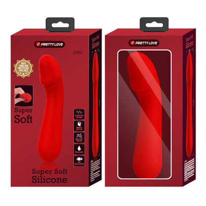 PRETTY LOVE - VIBRATORE RICARICABILE CETUS ROSSO