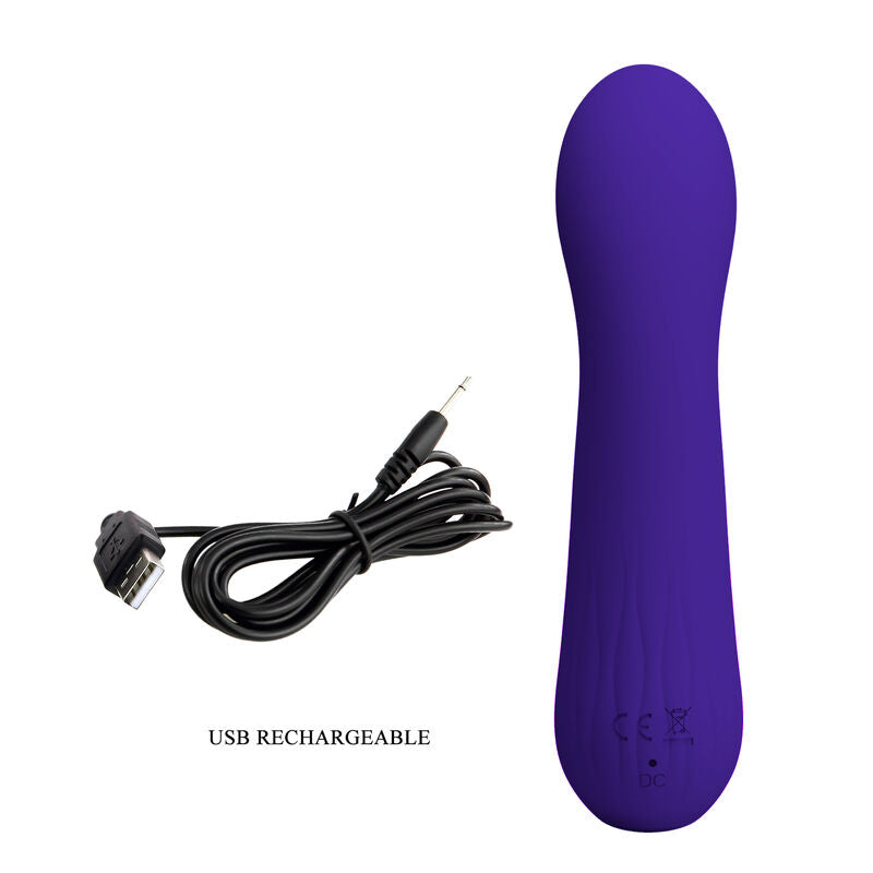 PRETTY LOVE - VIBRATORE RICARICABILE FAUN VIOLA