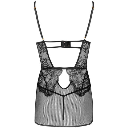 LIVCO CORSETTI FASHION - CAMICIA + SLIP BARIRIN LC 90633 NERO