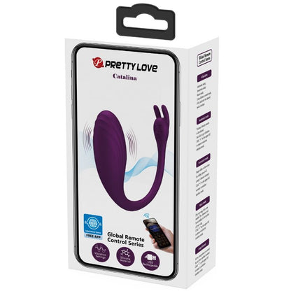 PRETTY LOVE - CATALINA VIBRATOR APP TELECOMANDO VIOLA