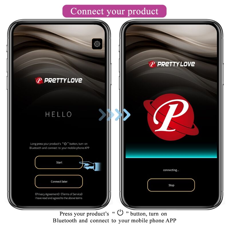 PRETTY LOVE - CATALINA VIBRATOR APP TELECOMANDO VIOLA