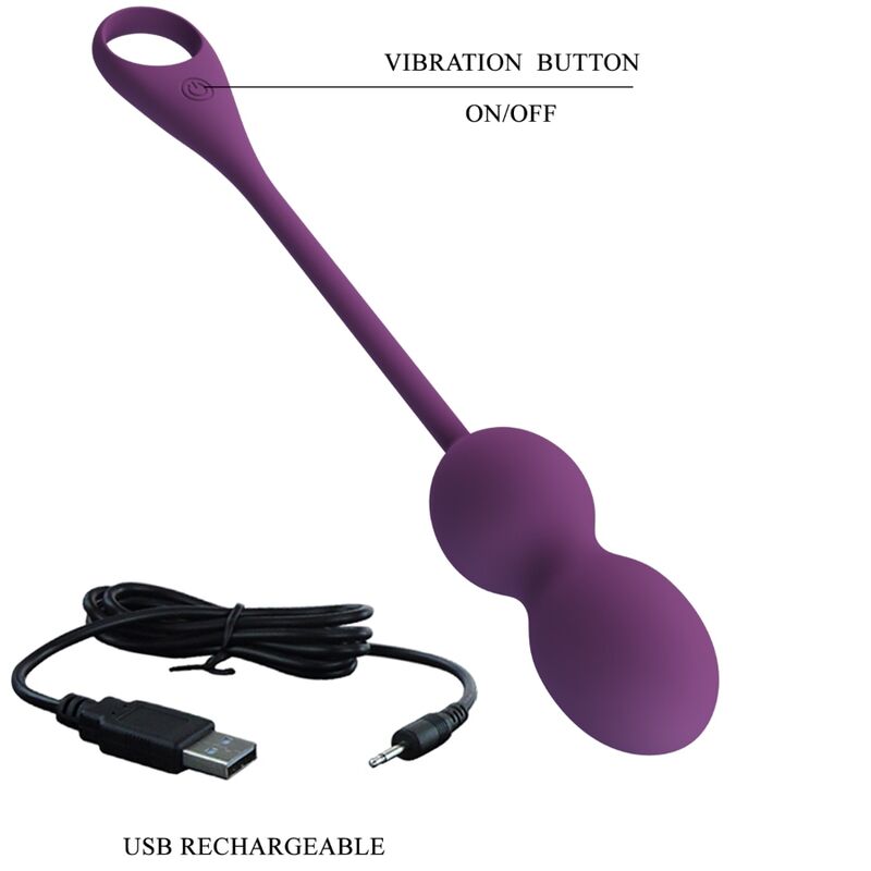 PRETTY LOVE - APP ELVIRA KEGEL BALLS TELECOMANDO VIOLA