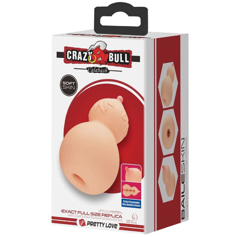 CRAZY BULL - MASTUBADOR A FORMA DI SENO CALABASH