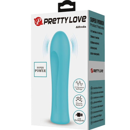 PRETTY LOVE - ALFREDA VIBRATORE SUPER POWER VERDE ACQUA