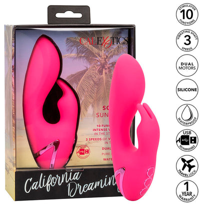 CALEXOTICS - SO. VIBRATORE CAL SUNSHINE RABBIT FUCSIA DI CALIFORNIA DREAMING