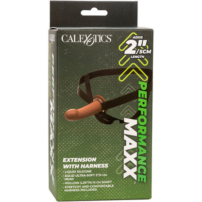 CALEXOTICS - ESTENSIONE MAXX PERFORMANCE CON PELLE MARRONE