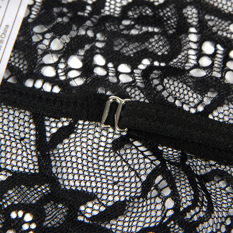 SUBBLIME - COSTUME POLIZIA BODY IN PIZZO NERO S/M