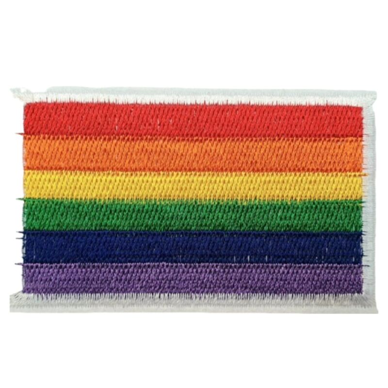 PRIDE - PATCH QUADRATA CON BANDIERA LGTB