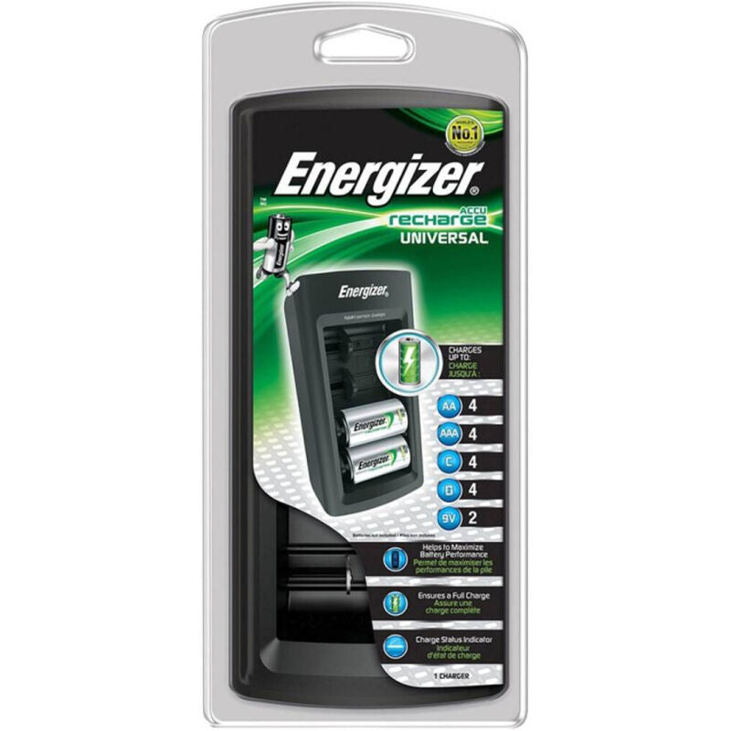 ENERGIZER - CARICABATTERIA UNIVERSALE PER BATTERIE