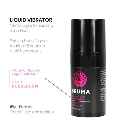 BRUMA - VIBRATORE LIQUIDO BUBBLEGUM ULTRA SCORREVOLE 15 ML