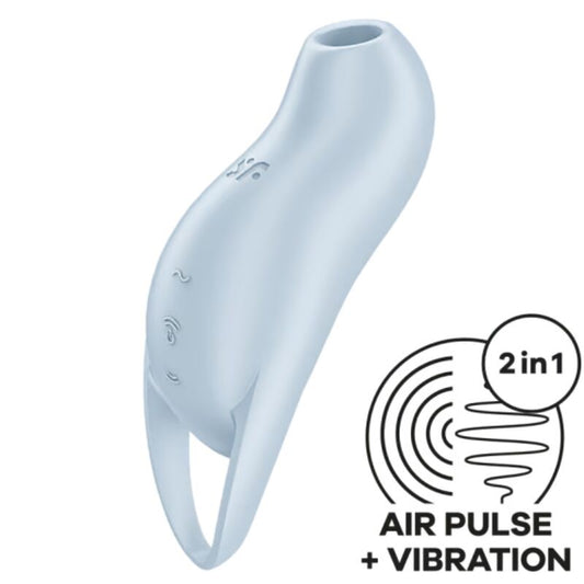 SATISFYER - POCKET PRO 1 STIMOLATORE CLITORIDE AZZURRO