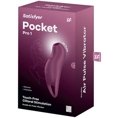 SATISFYER - POCKET PRO 1 STIMOLATORE CLITORIDE GRANATO