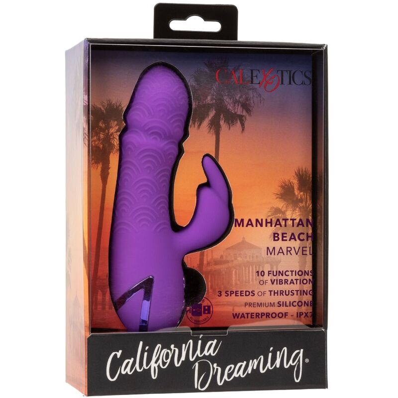 CALEXOTICS - MANHATTAN BEACH MARVEL VIBRATORE RABBIT VIOLA DI CALIFORNIA DREAMING