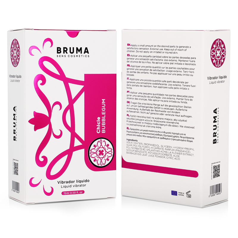 BRUMA - VIBRATORE LIQUIDO BUBBLEGUM ULTRA SCORREVOLE 15 ML