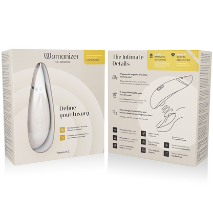 WOMANIZER - PREMIUM 2 STIMOLATORE CLITORALE GRIGIO CALDO