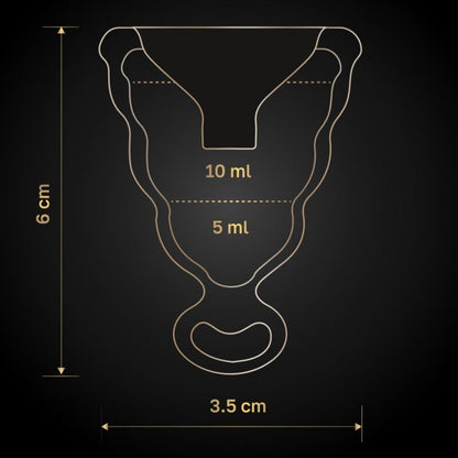 G-VIBE - GCUP COPPA MESTRUALE NERA