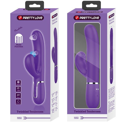 PRETTY LOVE - PERLITA VIBRATORE G-SPOT 3 IN 1 MULTIFUNZIONE VIOLA