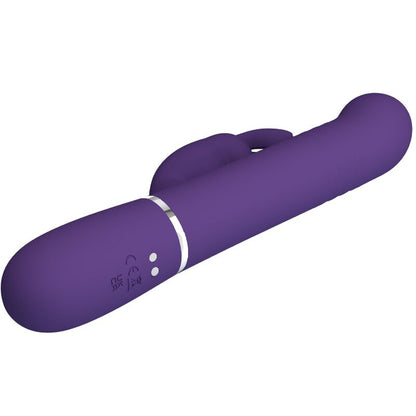 PRETTY LOVE - COALE VIBRATORE CONIGLIO CARBONE 4 EN 1 VIOLA