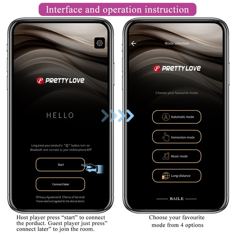 PRETTY LOVE - HECTOR VIBRATORE ELETTROSHOCK APP GRATUITA VIOLA