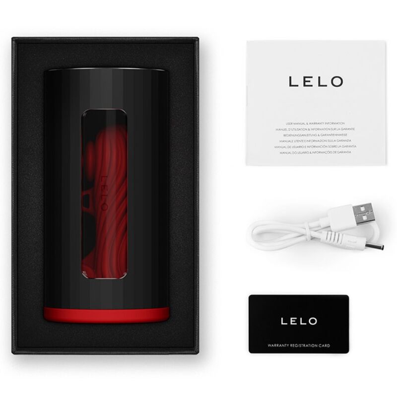 LELO - MASTURBATORE MASCHILE F1S V3 ROSSO