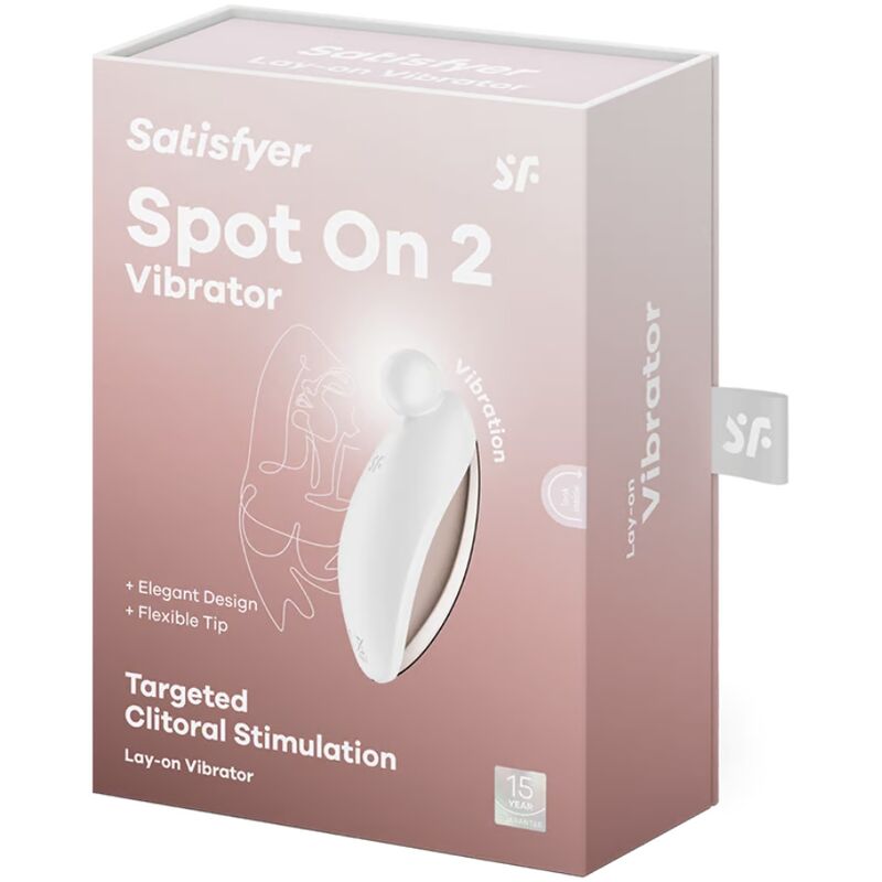 SATISFYER - SPOT ON 2 VIBRATORE LAY-ON BIANCO