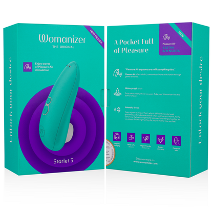 WOMANIZER - STIMOLATORE CLITORALE STARLET 3 TURCHESE