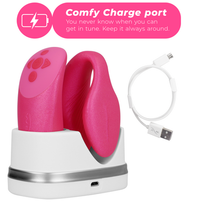 WE-VIBE - VIBRATORE CHORUS PER COPPIA CON SQUEEZE CONTROL ROSA