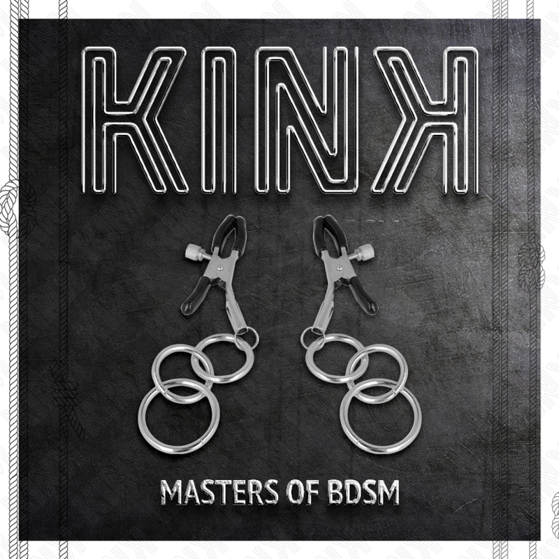 KINK - MORSETTO PER CAPEZZOLO CON 3 O-RING 6 CM