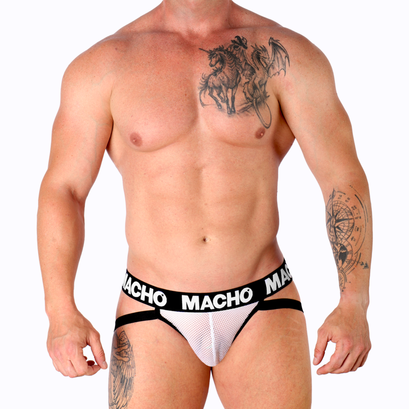 MACHO - MX26X1 JOCK GRID BIANCO S