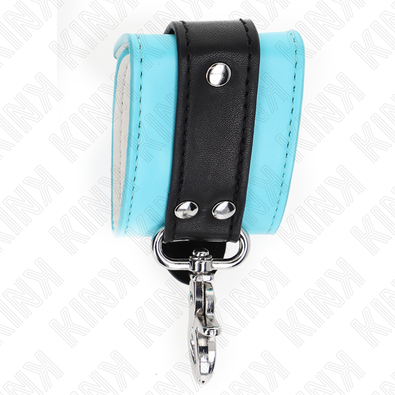 KINK - RESISTENZA DA POLSO PREMIUM CON SERRATURA NERO / BLU REGOLABILE 21-28 CM X 5,5 CM