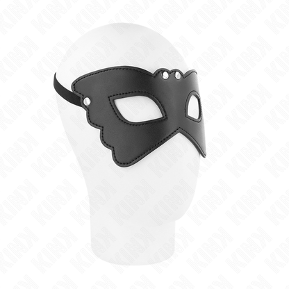 KINK - MASCHERA IN SIMILPELLE A FORMA DI FARFALLA 20 x 9 CM