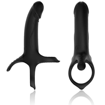 ARMONY - DILDO CON ANELLO E VIBRATORE NERO